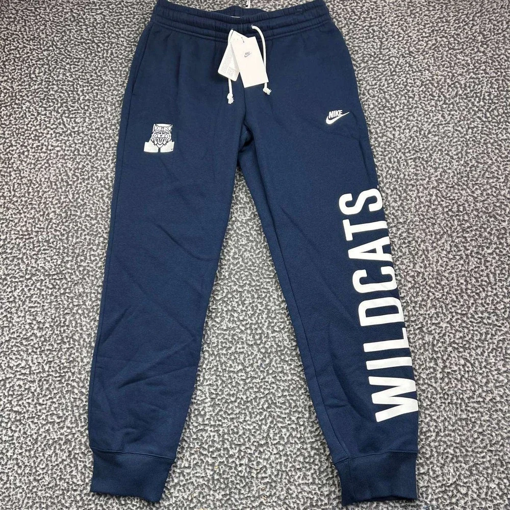 Nike Arizona Wildcats Joggers Men Medium Navy Blue Fleece New M